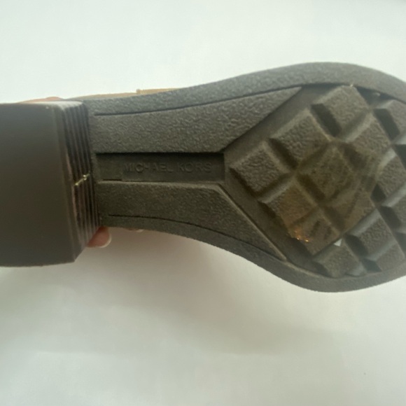 Michael Kors Cowgirl Boots Fawn Desert Color Caramel Size 3 Little Girls - Picture 8 of 9